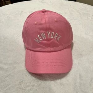 Brand New Pink New York Hat - One Size